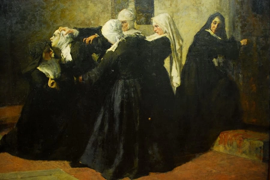 La cella delle pazze,1884 - dettaglio